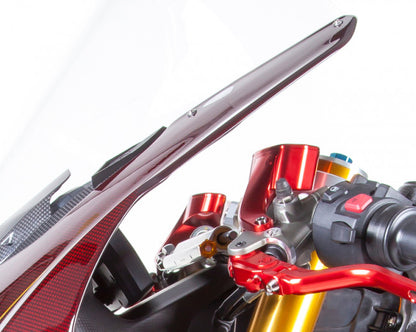 Motocorse Billet Brake and Clutch Reservoirs for OE Master Cylinders for Ducati and MV F4 RR/RC (up to 2020 models)