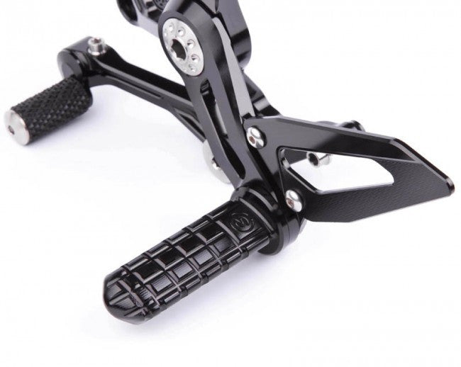 Motocorse Billet Rearsets with Titanium for MV F3  Brutale 675/800  and Dragster 800