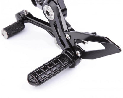 Motocorse Billet Rearsets with Titanium for MV F3  Brutale 675/800  and Dragster 800