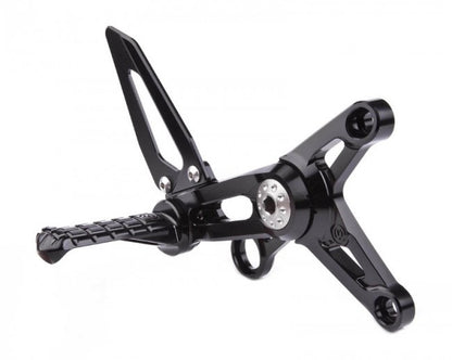 Motocorse Billet Rearsets with Titanium for MV F3  Brutale 675/800  and Dragster 800