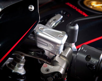 Motocorse Billet Aluminum Reservoirs For Brembo Radial Master Cylinders Brake and Clutch