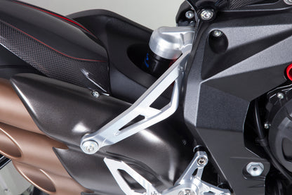 Motocorse Billet Aluminum Muffler Support Bracket for 2017+ MV Agusta Brutale 800 and Dragster 800 RR / RC / RVS #1