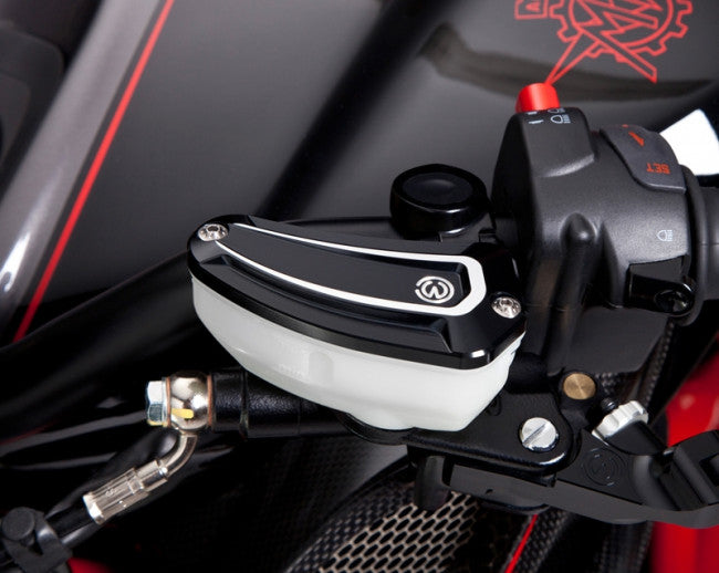 Motocorse NEW STYLE Billet Clutch Reservoir Cap For Nissin Master Cylinders On MV Agusta Models