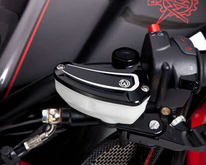 Motocorse NEW STYLE Billet Brake & Clutch Reservoir Cap For Nissin Master Cylinders On MV Agusta Models