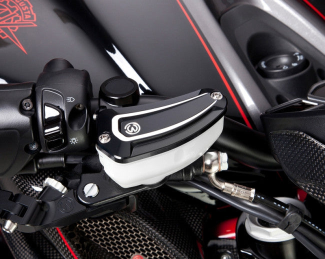Motocorse NEW STYLE Billet Brake Reservoir Cap For Nissin Master Cylinders On MV Agusta Models