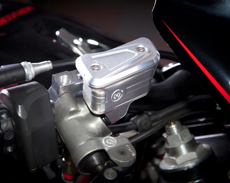 Motocorse Billet Aluminum Reservoirs For Brembo Radial Master Cylinders Brake and Clutch