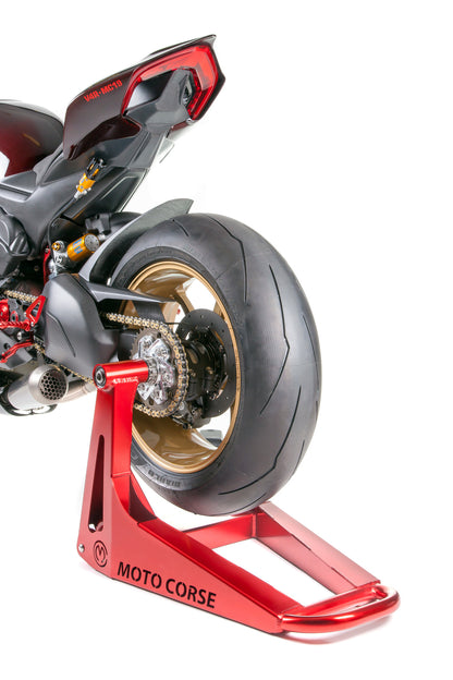Motocorse New "SBK" Aluminum rear Single side Paddock Stand for Ducati and MV Agusta models