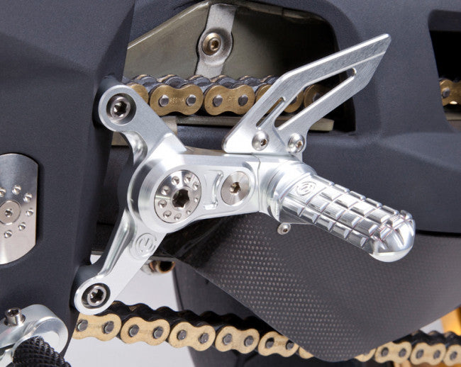 Motocorse Billet Adjustable Rearsets for MV Agusta F4 & B4 Brutale Models