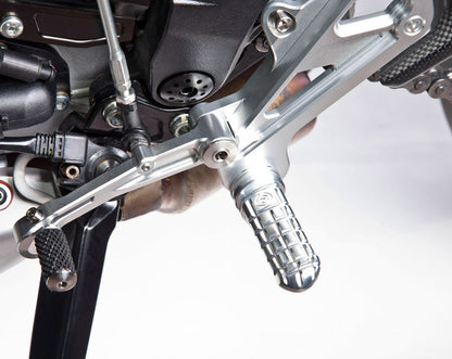 Motocorse Billet Rearsets with Titanium Bolts for MV Agusta RIvale
