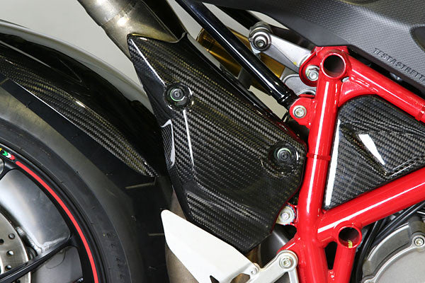 CARBONDRY - DUCATI 848 / 1098 & 1198 CARBON FIBER EXHAUST GUARD