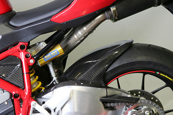 CARBONDRY - DUCATI 848 / 1098 & 1198 CARBON FIBER REAR HUGGER