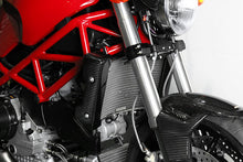 CARBONDRY - DUCATI MONSTER S4 / S4R / S4RS CARBON FIBER RADIATOR SIDE PROTECTORS (PAIR)