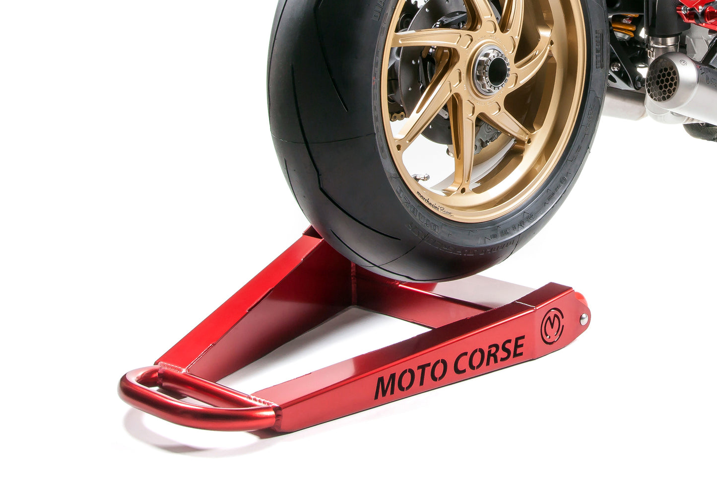 Motocorse New "SBK" Aluminum rear Single side Paddock Stand for Ducati and MV Agusta models