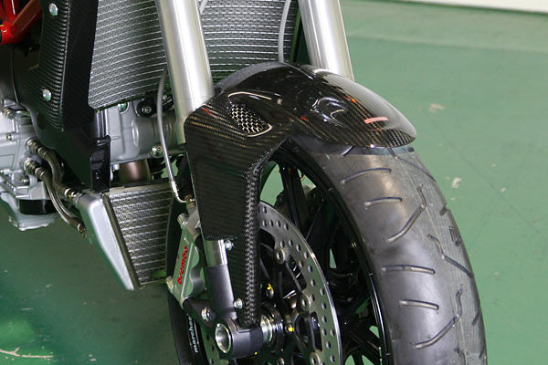 CARBONDRY - DUCATI MONSTER S4 / S4R / S4RS CARBON FIBER FRONT FENDER