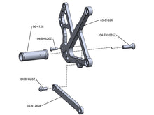 WOODCRAFT Kawasaki Ninja 650R (09-11) Complete Rearset Kit W/Shift & Brake Pedals  Black