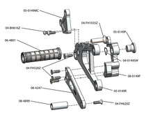 WOODCRAFT Kawasaki ZX-6R (09-12) Rearset Kit Complete  Black