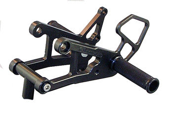 WOODCRAFT Kawasaki ZX10 (06-10) Rearset Kit  Black