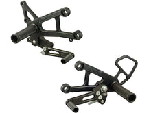 WOODCRAFT Kawasaki ZX-10R (06-10) Complete Rearset Kit W/Shift & Brake Pedals  Black