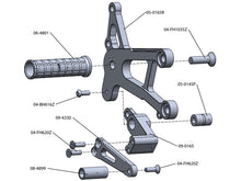 WOODCRAFT Kawasaki ZX-10R (06-10) Complete Rearset Kit W/Shift & Brake Pedals  Black
