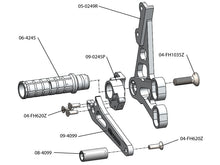 WOODCRAFT Suzuki GSXR1000 '07-08 - Complete Rearset Kit with Shift and Brake Pedals
