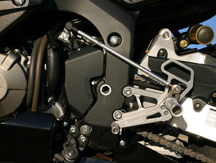 WOODCRAFT Honda CBR600RR (03-06) Rearsets with Shift Pedal
