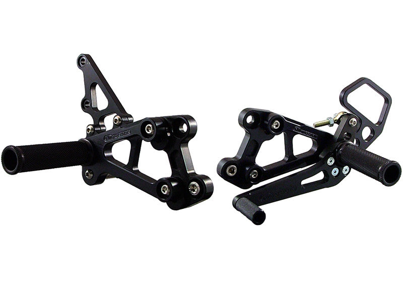 WOODCRAFT Honda CBR600RR (07+) Rearsets with Shifter  Black