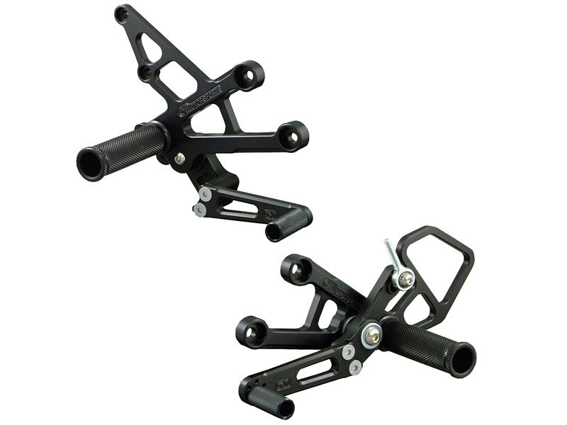 WOODCRAFT Honda CBR1000RR (08-16) Complete Rearset Kit W/Pedals