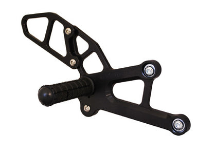 WOODCRAFT Honda CBR250R Adjustable Standard Rearset Kit - Standard Shift Only