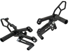 WOODCRAFT Yamaha R3 (2015) Adjustable  GP Shift Rearset Assembly Complete W/Shift & Brake Pedal  Black