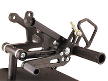 WOODCRAFT Yamaha R6 (06-16) Rear Set Kit with Shift Pedal  Standard Shift  BLACK