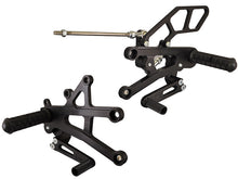 WOODCRAFT Triumph 675 06-12 Kit  GP Shift  Complete with Shift and Brake Pedals  Black (Brake Heel Guard Optional)