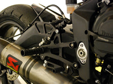WOODCRAFT Triumph Daytona 675 (13-18) Complete GP Rearset Kit  W/Shift & Brake Pedals  Black - without a Quickshifter with side stand