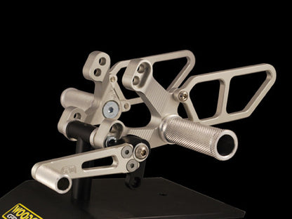WOODCRAFT Ducati 748 / 916 / 996 / 998 Rearsets with Shift Pedal & Heel Guards