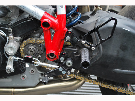 WOODCRAFT Ducati 848 /1098 / 1198 / 848 EVO Rearsets with Shifter