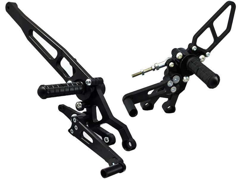 WOODCRAFT Ducati 821 Hypermotard (13-15) Complete Rearset Kit Assembly