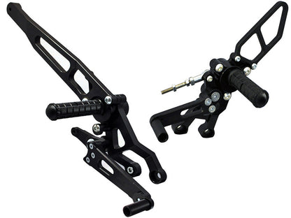 WOODCRAFT Ducati 821 Hypermotard (13-15) Complete Rearset Kit Assembly
