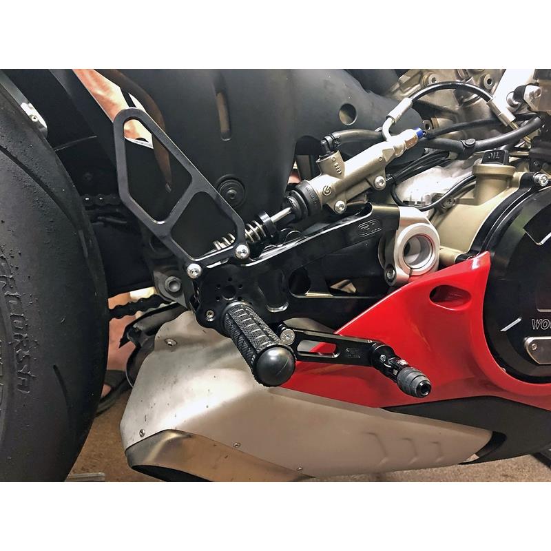 WOODCRAFT Ducati Panigale V4 (all) Complete Rearset Kit (18-20)