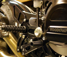 WOODCRAFT Ducati 696 / 796 / 1100 Monster (08-14) Complete Rearset Kit - Black