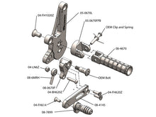 WOODCRAFT Ducati 1198 Diavel GP Shift Adjustable Complete Rearset Kit