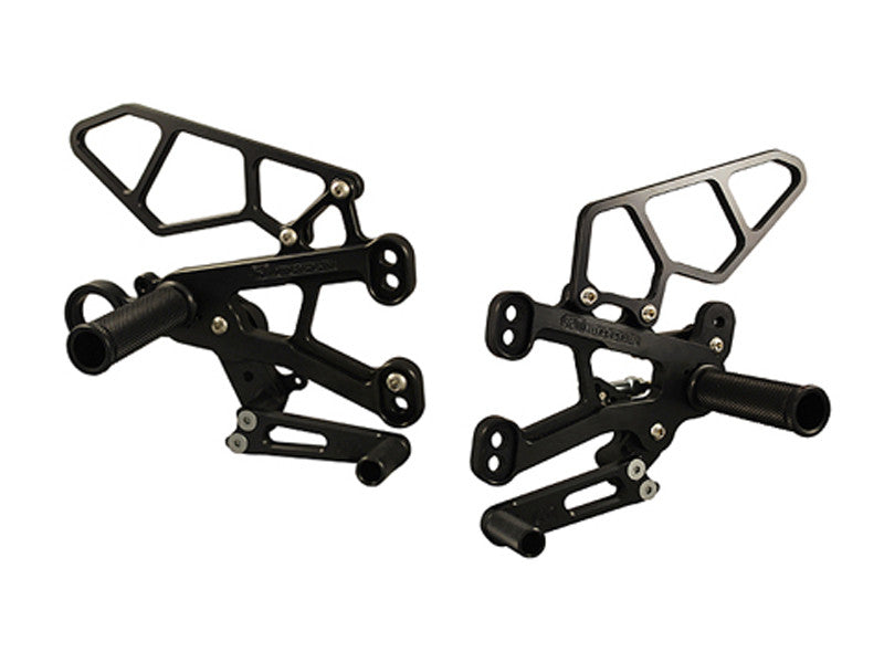WOODCRAFT BMW S1000RR/HP4 (09-14) Rearset Kit - Standard Shift with Pedals