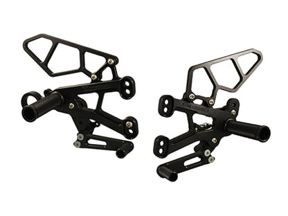 WOODCRAFT BMW S1000RR/HP4 (09-14) Rearset Kit - Standard Shift with Pedals