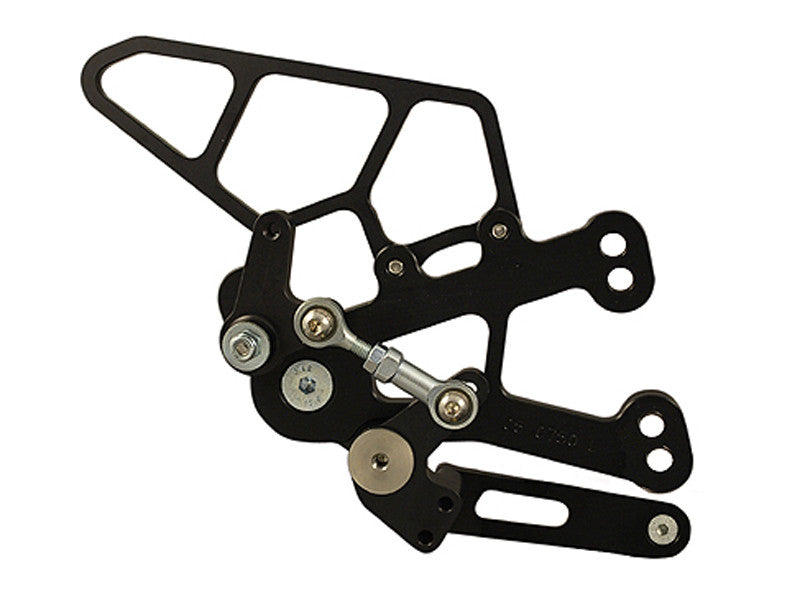 WOODCRAFT BMW S1000RR/HP4 (09-14) Rearset Kit - Standard Shift with Pedals