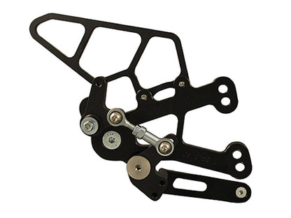 WOODCRAFT BMW S1000RR/HP4 (09-14) Rearset Kit - Standard Shift with Pedals