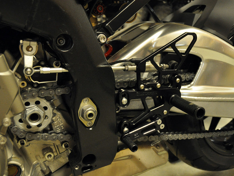 WOODCRAFT BMW S1000RR/HP4 (09-14) Rearset Kit - GP Shift Complete with Pedals