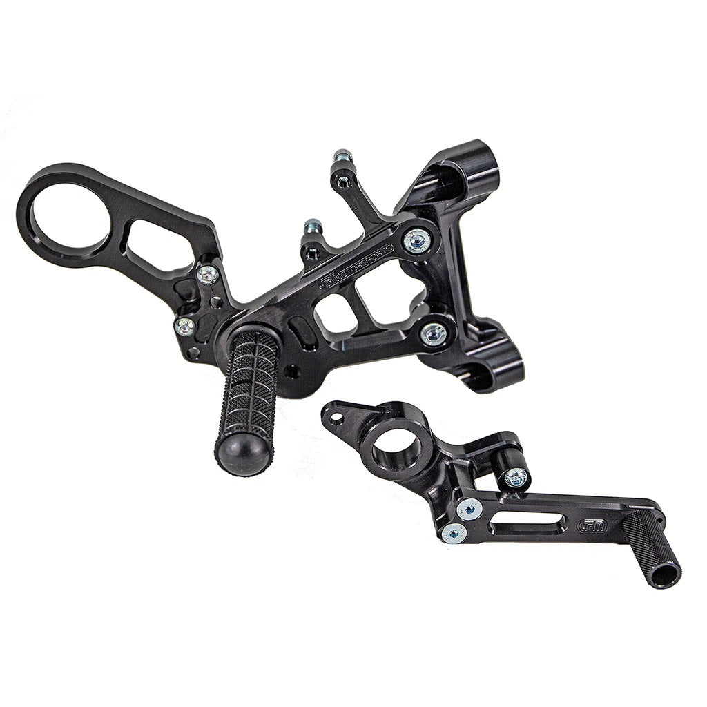 WOODCRAFT BMW S1000RR (2020+) Rearset Kit - Standard or GP Shift with Pedals