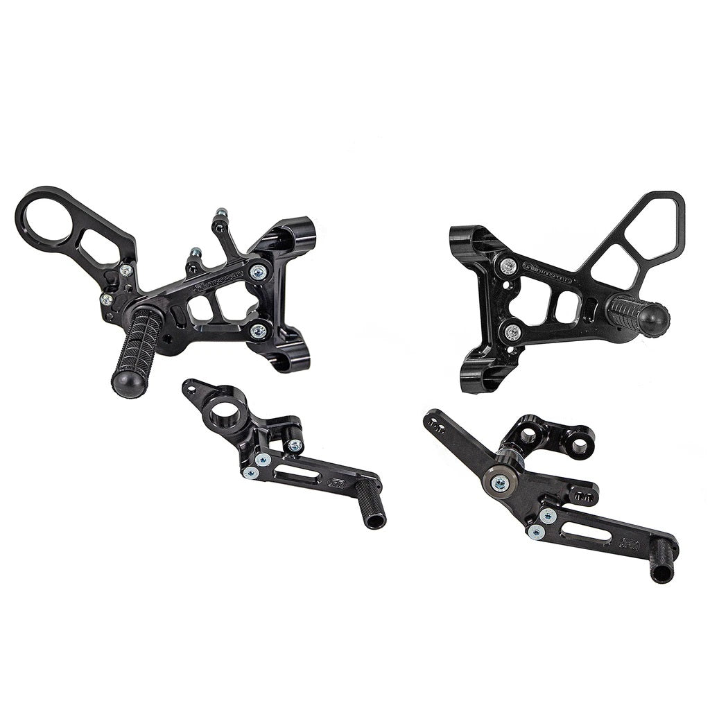 WOODCRAFT BMW S1000RR (2020+) Rearset Kit - Standard or GP Shift with Pedals