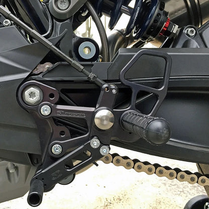 WOODCRAFT Complete Rearsets for the KTM 790 / 890 Duke R (2018+)