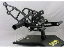 WOODCRAFT Kawasaki Ninja 250 (EX250) (88-07) Rearset Kit Complete w/Pedals  Black