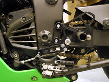 WOODCRAFT Kawasaki Ninja 250R (EX250) (08-12) Black Eccentric Complete Rearset w/shift and Brake Pedals