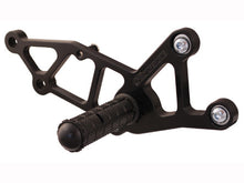 WOODCRAFT Kawasaki Ninja 250R (EX250) (08-12) / Ninja 300 (13-15) Rearset Kit Black Eccentric Adjustable Rearset